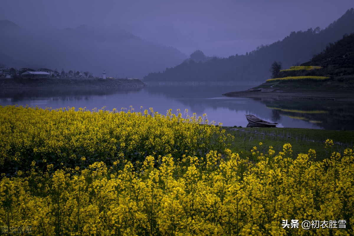 春分节气美词五首：谁把春光，平分一半，莫负今朝