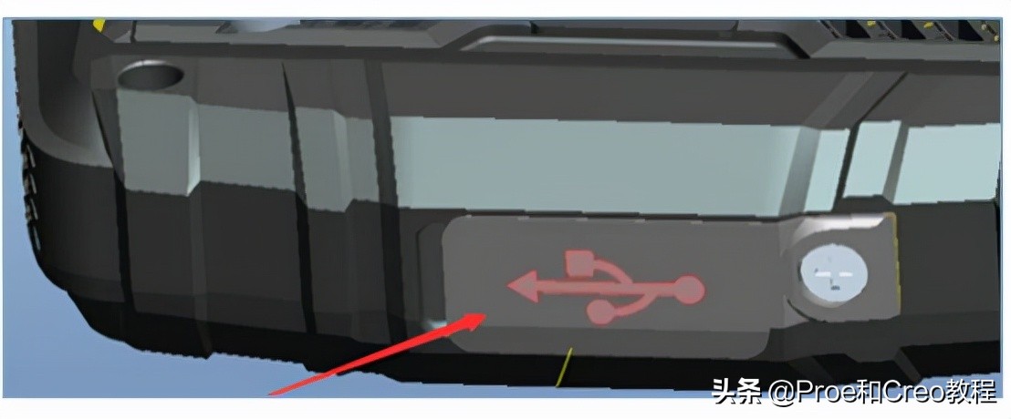 Proe/Creo产品防水结构设计（三防手机案例）