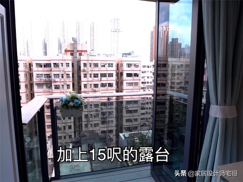 90后香港女孩不到9㎡的蜗居，塞下了所有的功能区，网友：太逼仄