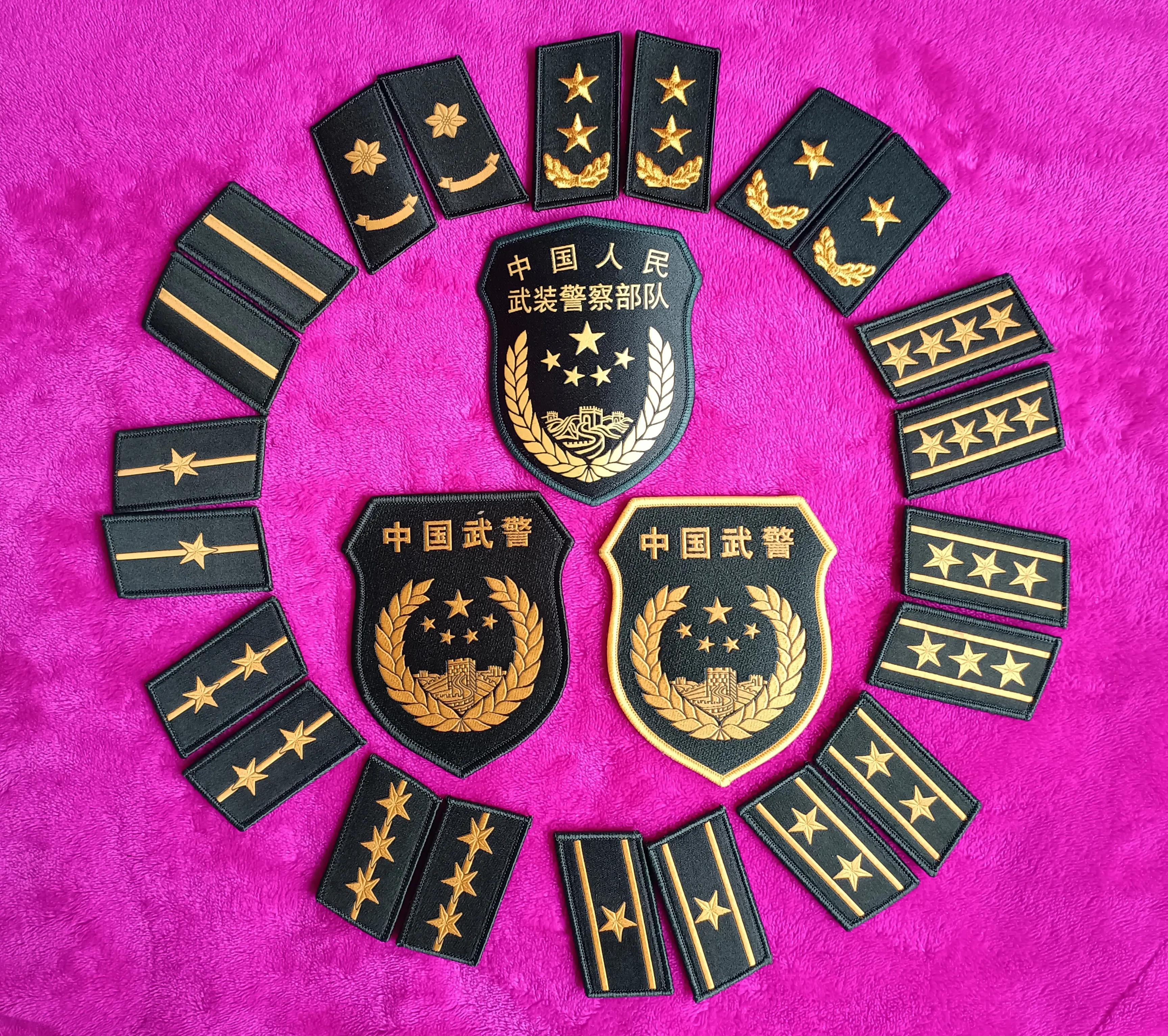 毛启国:武警07式警衔肩章图鉴