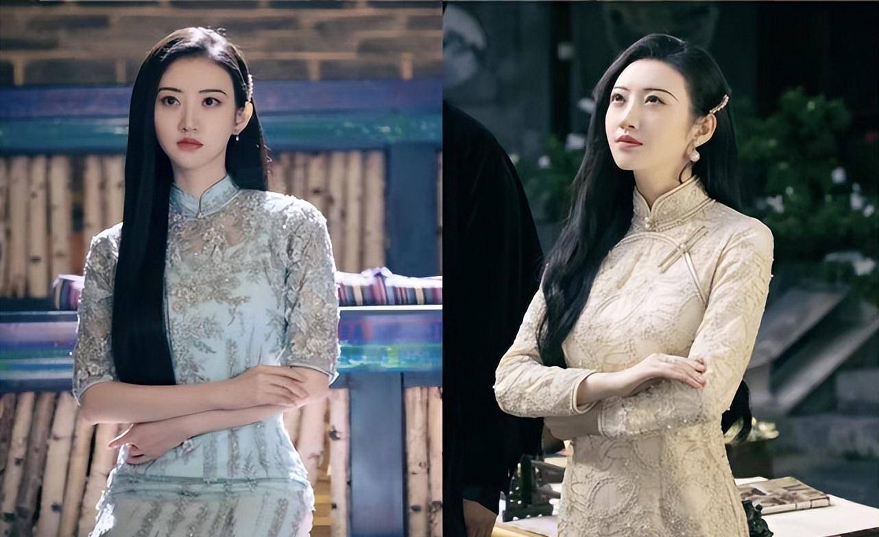 景甜的旗袍绝对是很多年轻女孩子的首选,司藤的妆造谁看了不迷糊.