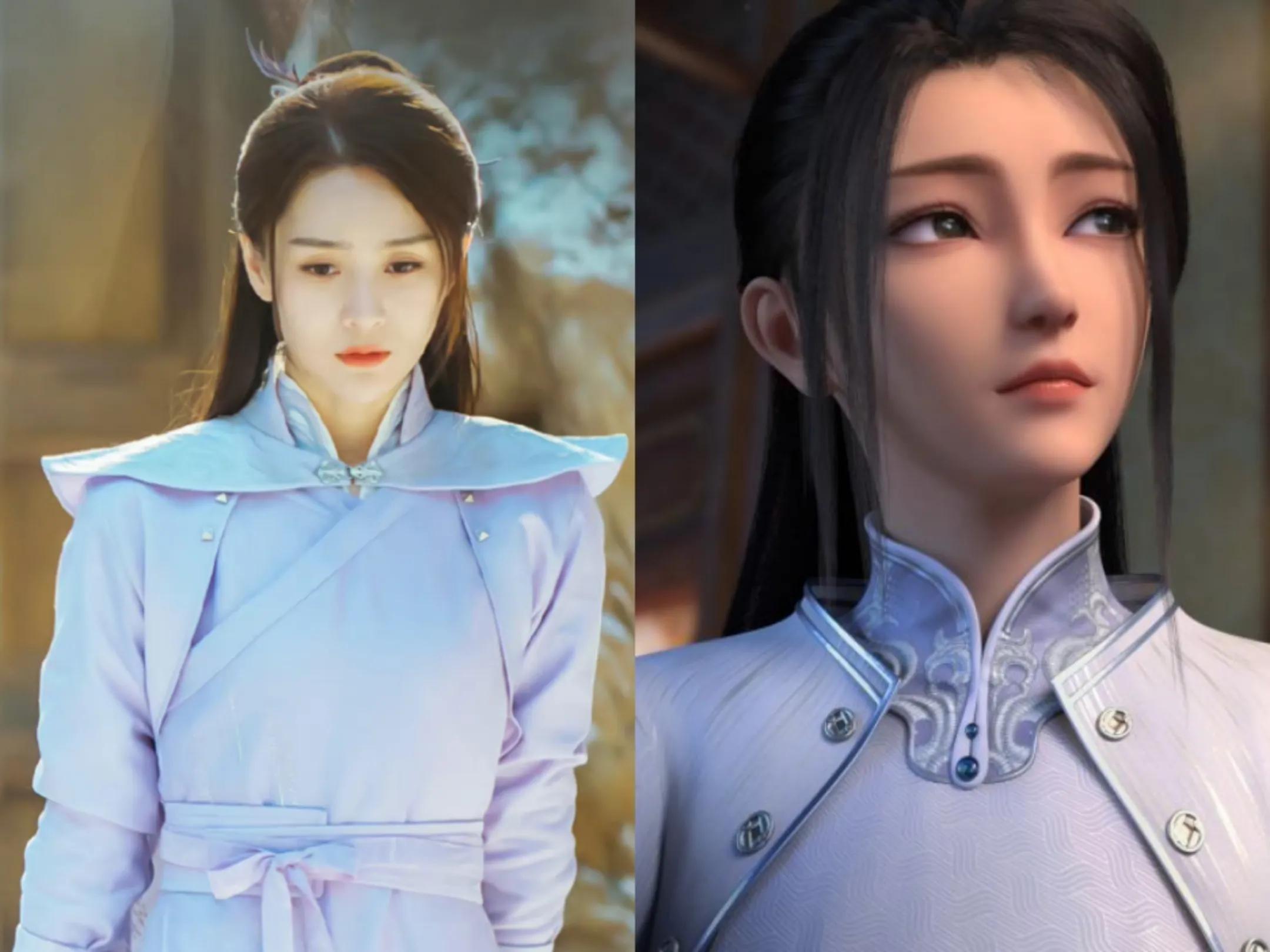 "雪月剑仙"李寒衣在外貌上,司空千落肤白貌美,腰