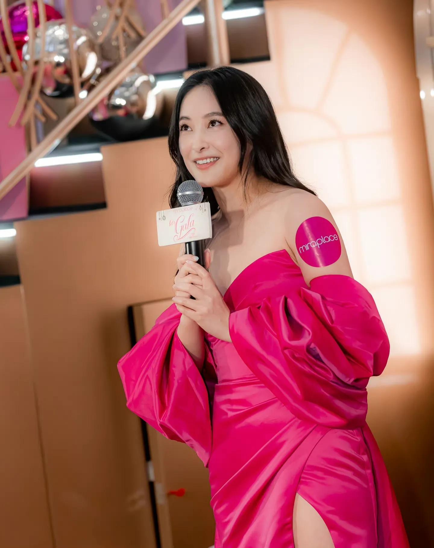 jeannie陈滢 香港圣诞开幕活动现场