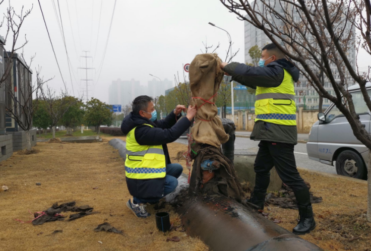 不懼風雪和嚴寒 武漢臨空港服投集團全方位做好安全防范工作