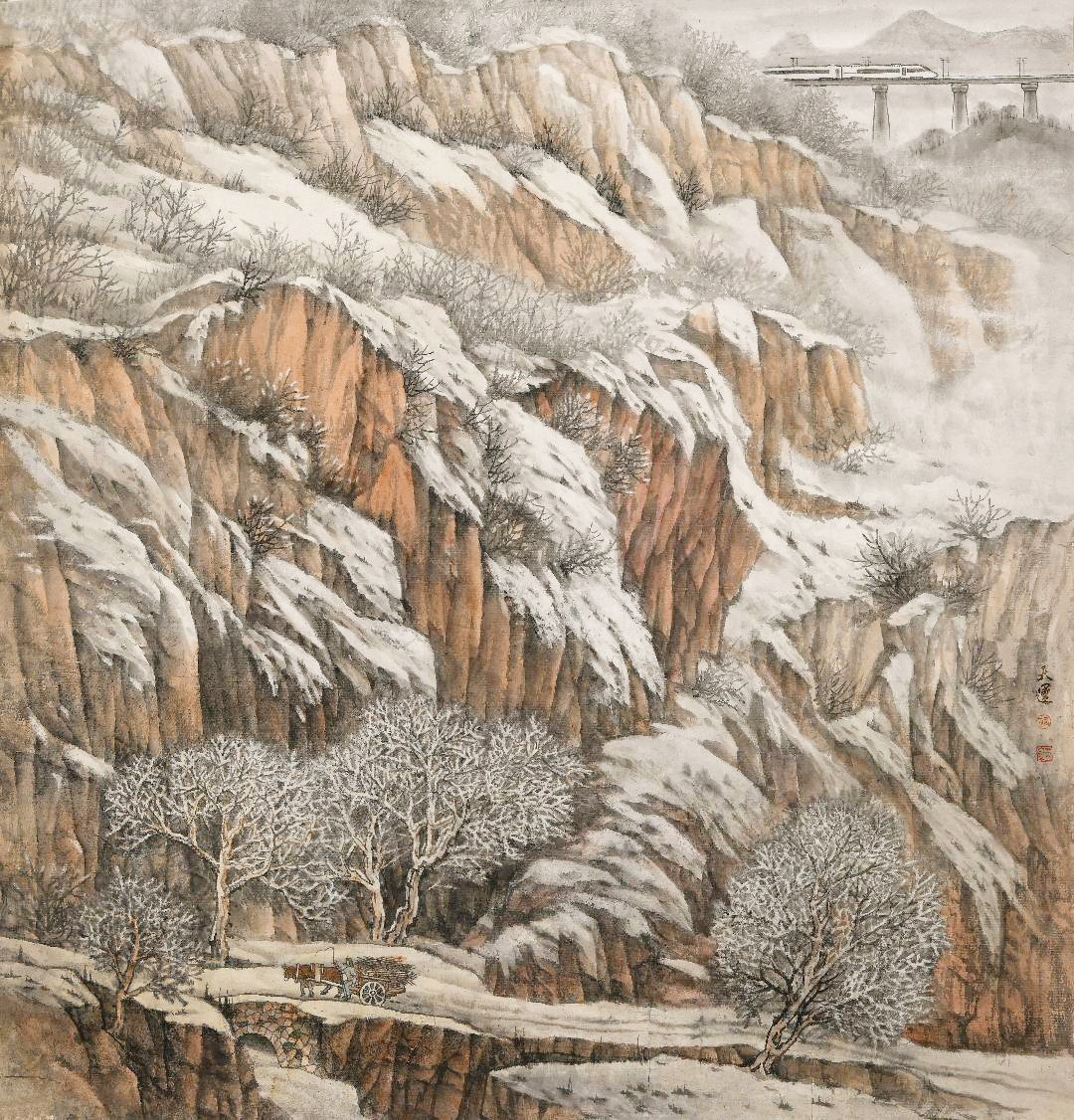 画家路天运山水画欣赏