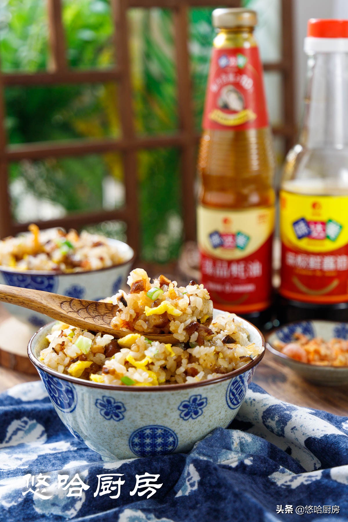 腊味飘香的季节，来一碗油润喷香的炒糯米饭吧，温暖你一整个冬天