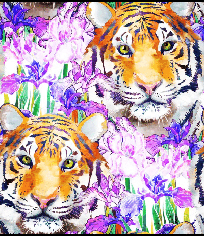 一花一世界，金牛辞旧迎虎来，鲜花带“虎”送祝福，新年幸福满满