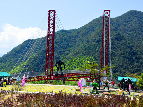 浙江旅游：绿色中国行走进金华磐安（图）