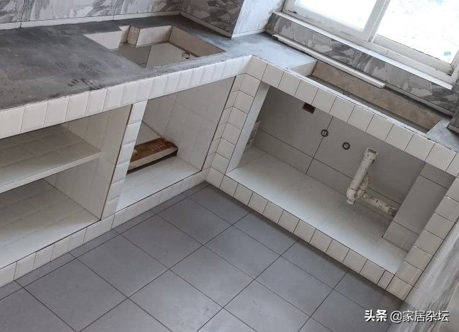 砖砌橱柜真的好吗?弄清5个制作步骤和4个缺点,就知道怎么选了