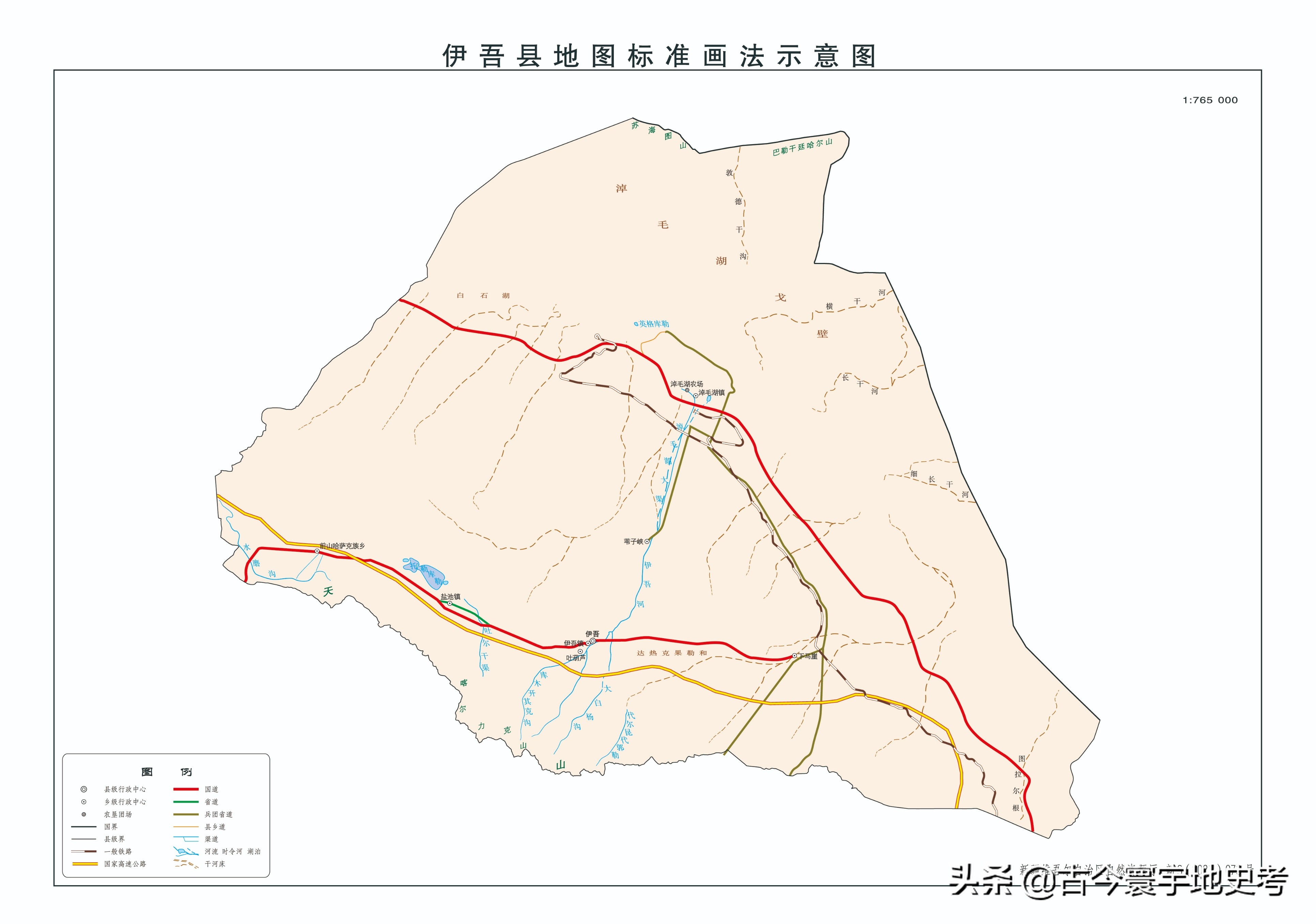 新疆维吾尔自治区各地市州、县地图