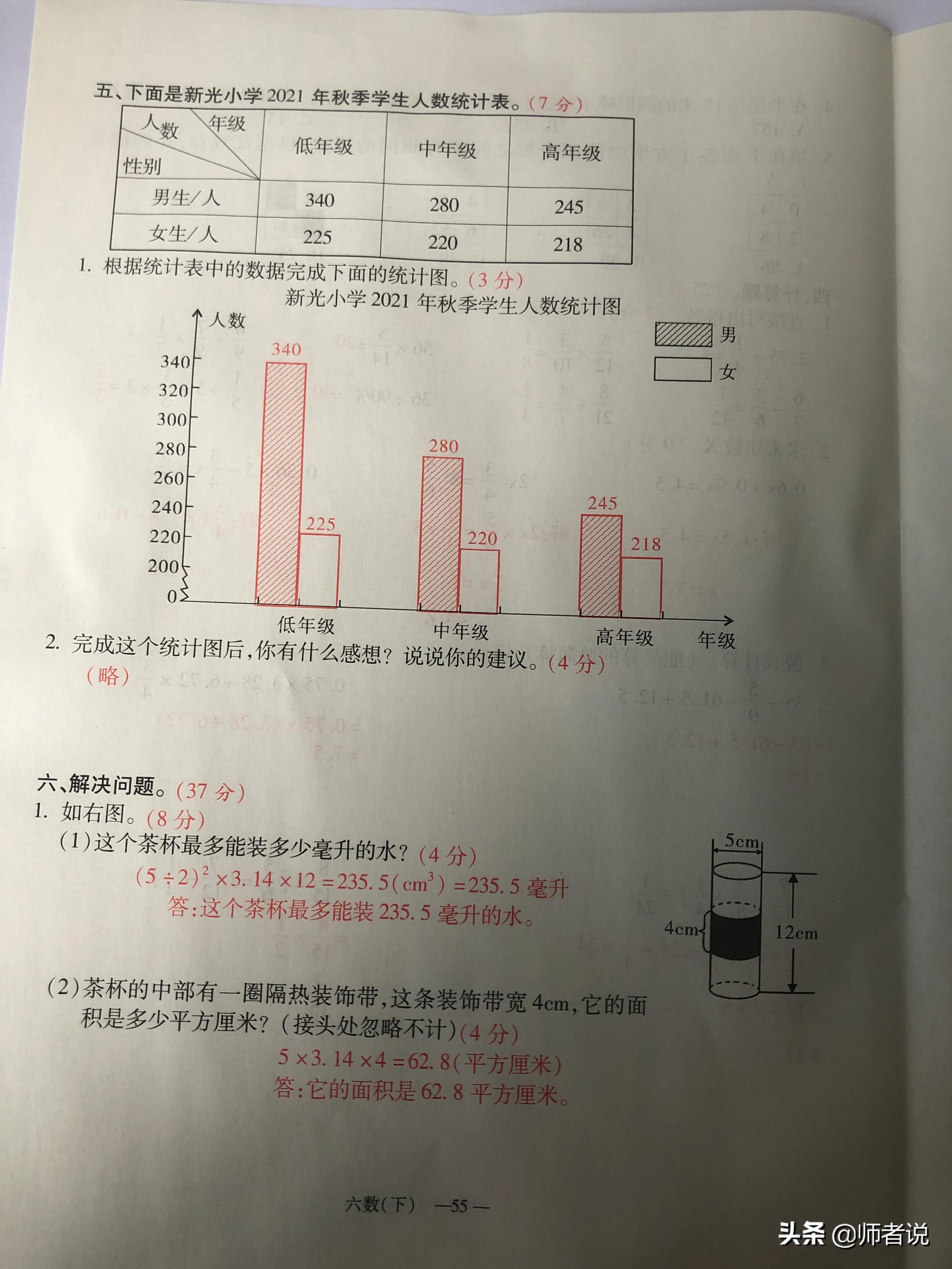 六年级下册数学毕业复习试卷（18套），含答案，需要的记得收藏