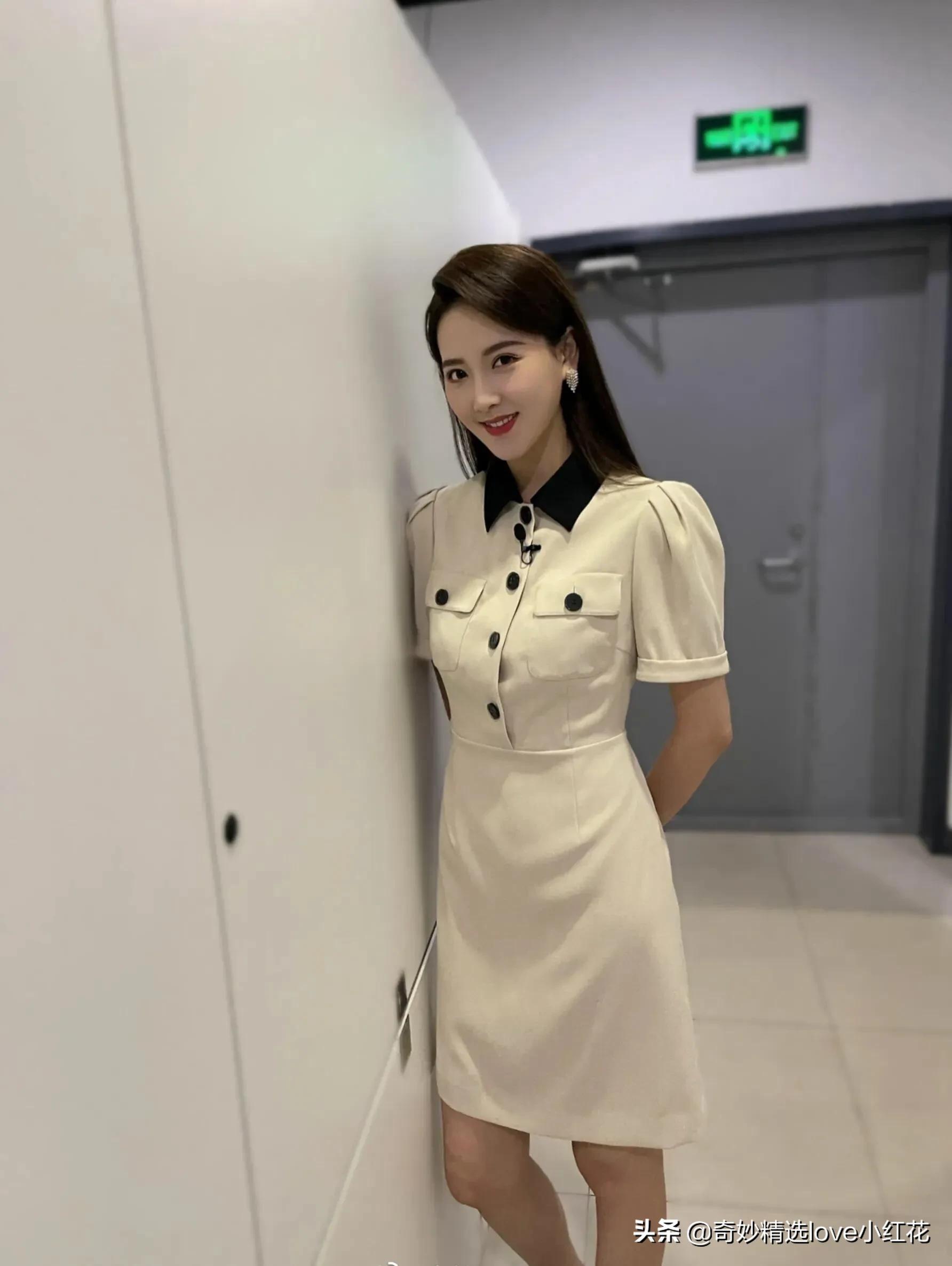 央视主持人李丹儿太美啦