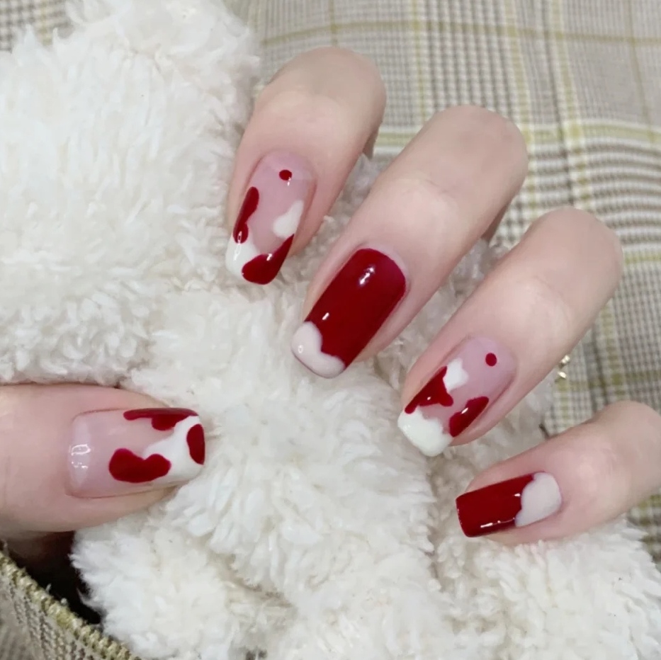 今年流行的圣诞风美甲,极具暖冬氛围感,哪种是你的"梦中情甲"