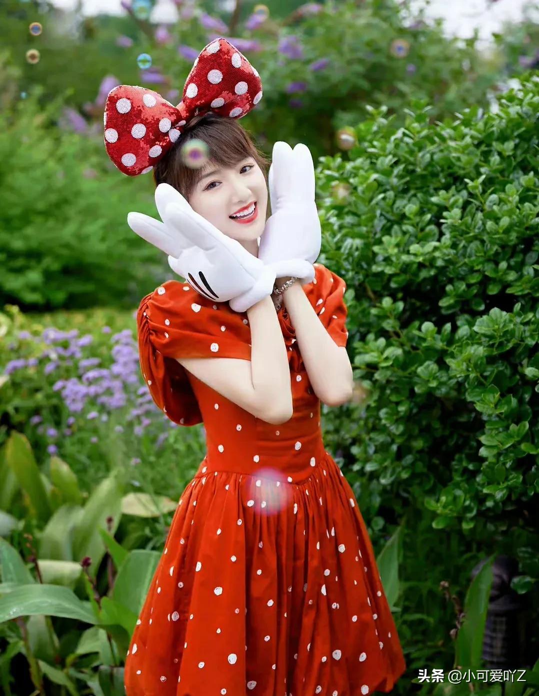 毛晓彤，可爱美丽的花仙子