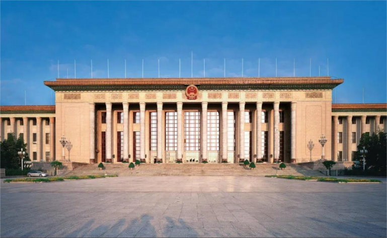 雄伟的人民大会堂人民大会堂与中国革命博物馆和中国历史博物馆,军事