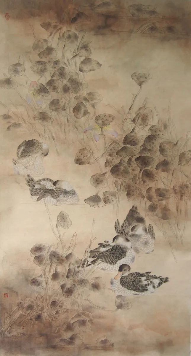 素笺静花——钟彩霞花鸟画