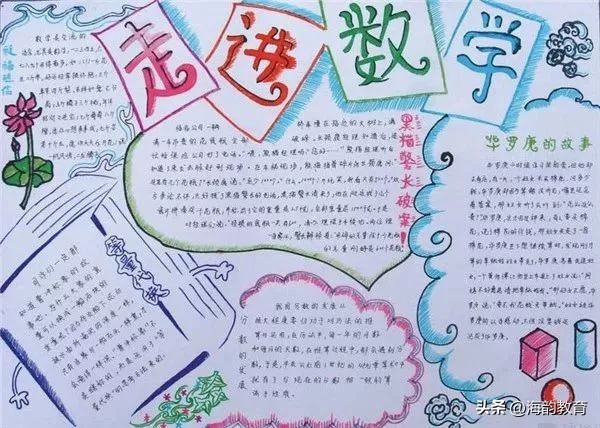 数学手抄报上写什么（数学手抄报格式）-第13张图片-巴山号