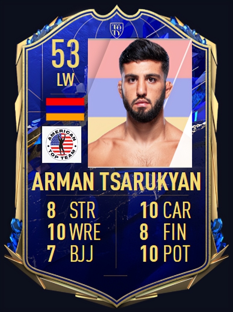 prizm2022世界杯(RC选手能力值测评！2022 Panini Prizm UFC MMA Cards)