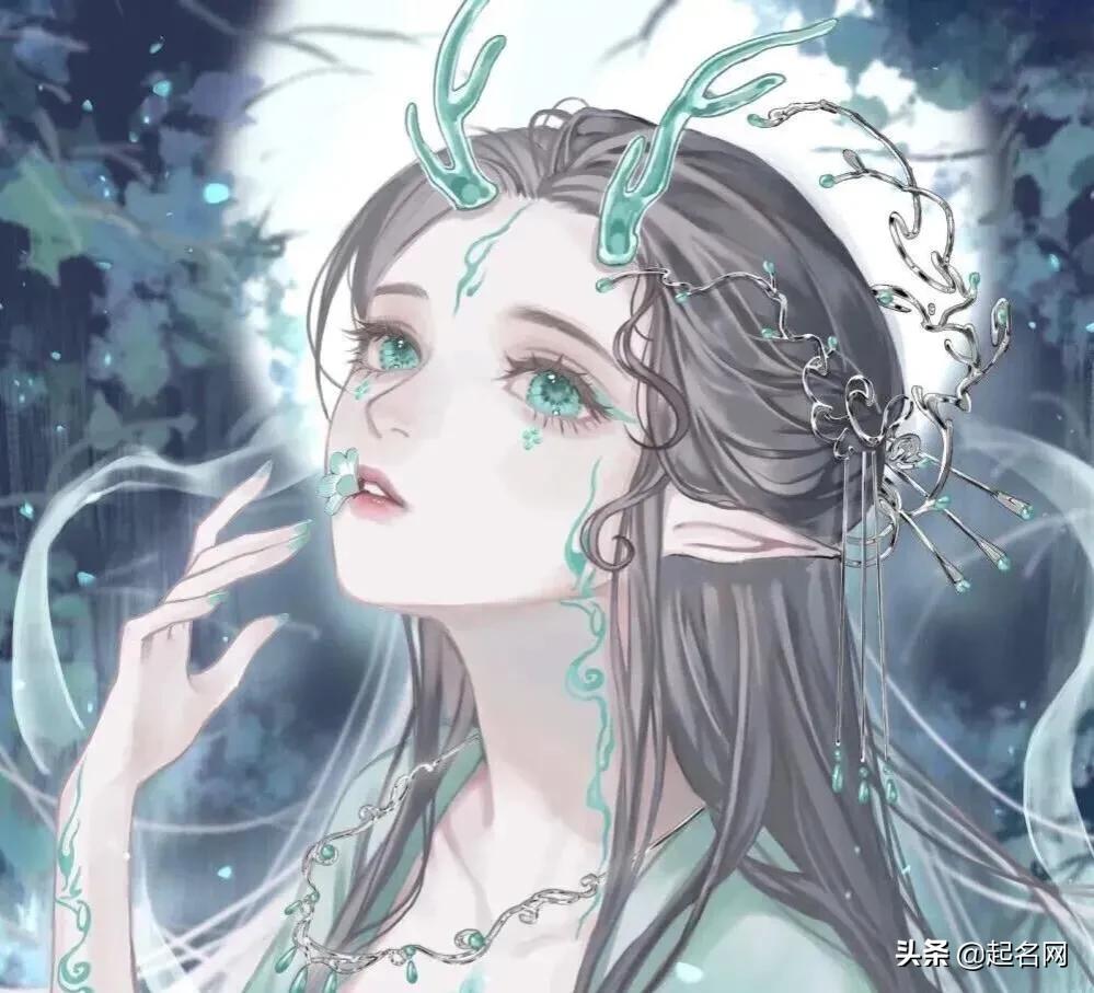 仿若岸边杨柳一般轻盈柔美,是为秋水伊人也