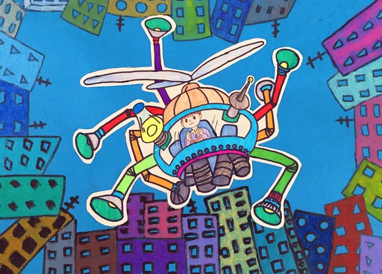 绿色家园画(“喜迎二十大 童心绘环保” 全市中小学生环保绘画大赛作品赏析（9）)