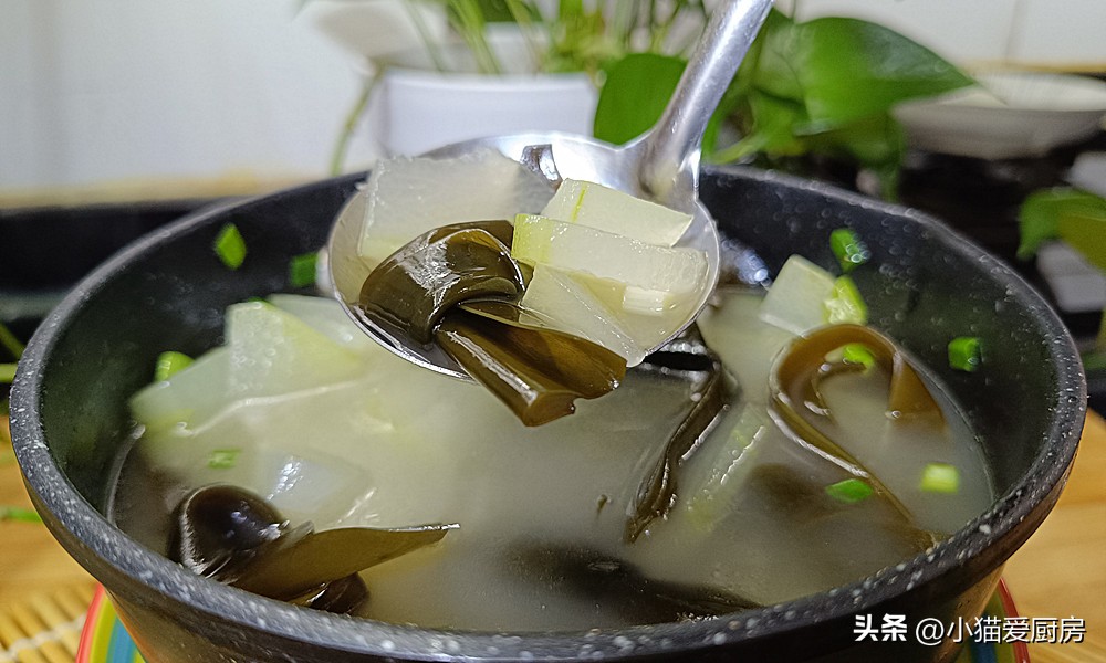 图片[1]-【冬瓜海带汤】做法步骤图 汤汁鲜美 营养开胃-起舞食谱网