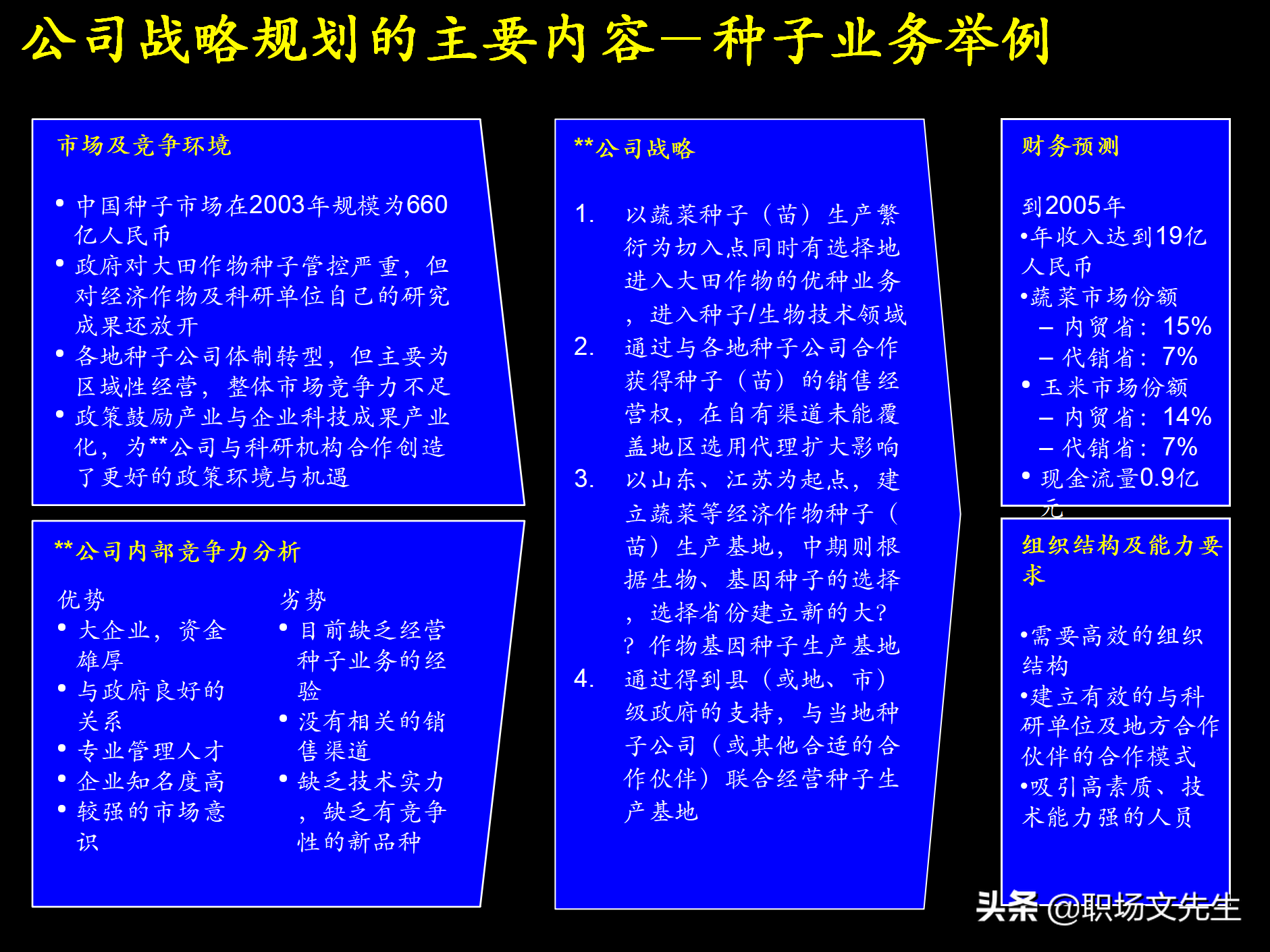 制定强有力的公司战略规划，76页战略规划制定及实施流程研讨会