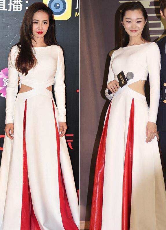 女明星撞衫太尴尬，一对比就出分晓，好气质还是比高颜值更重要