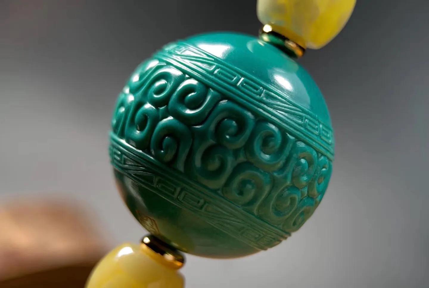 绿松石盘玩前后颜色对照表(绿松石颜色对照表)-老玛瑙