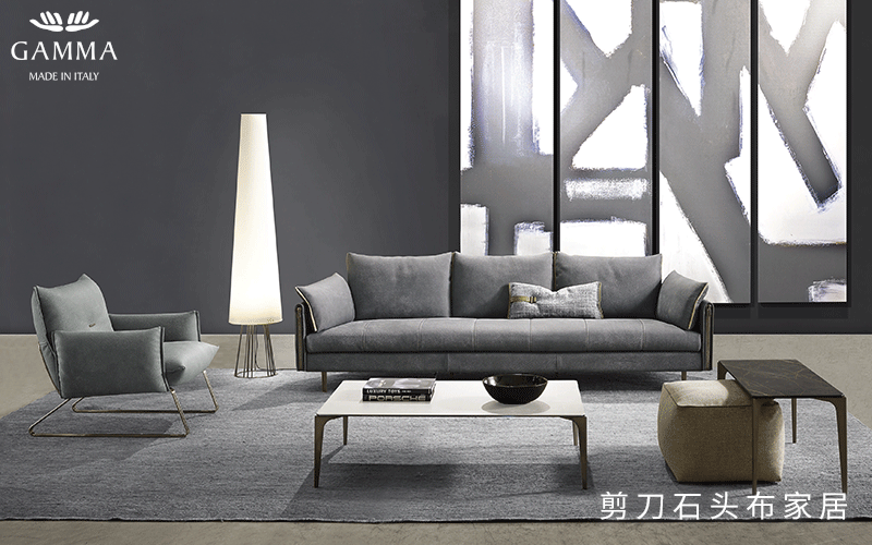  意大利极简轻奢沙发，客厅空间可以有多美？ 