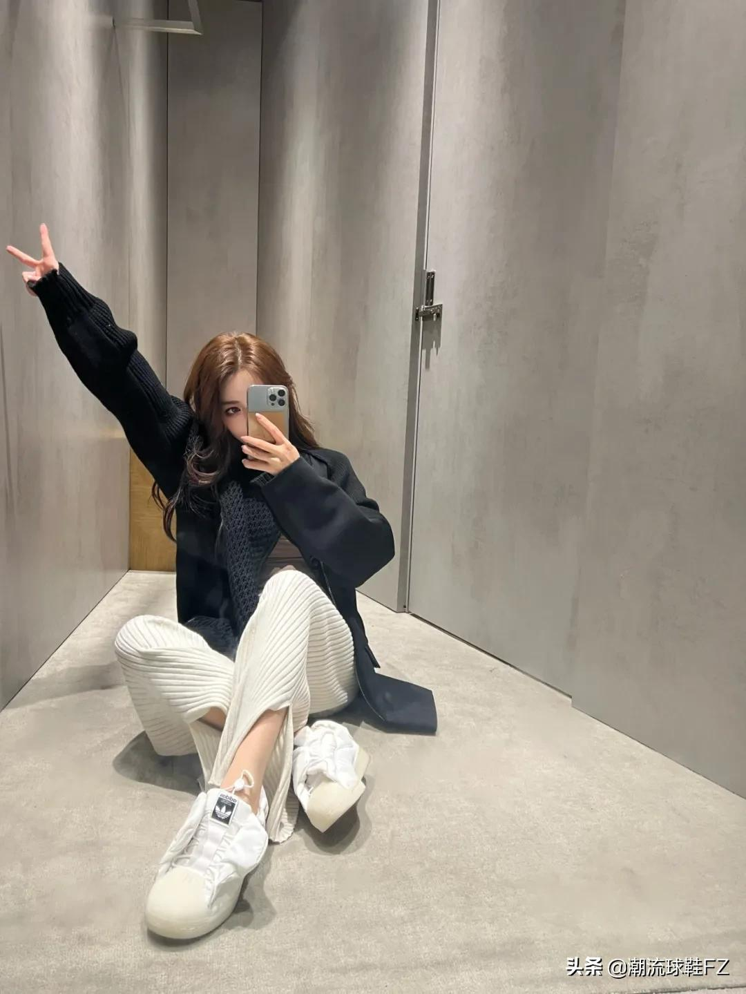 时装和球鞋融为一体，Adidas首款羽绒贝壳鞋问世