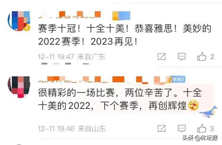 羽毛球世界锦标赛冠军（世界羽联年终总决赛夺冠，雅思组合收获&quot;十全十美&quot;的2022赛季）