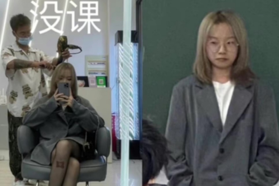 大学生校内、校外颜值对比，“杨迪”秒变“蔡徐坤”，差点认不出