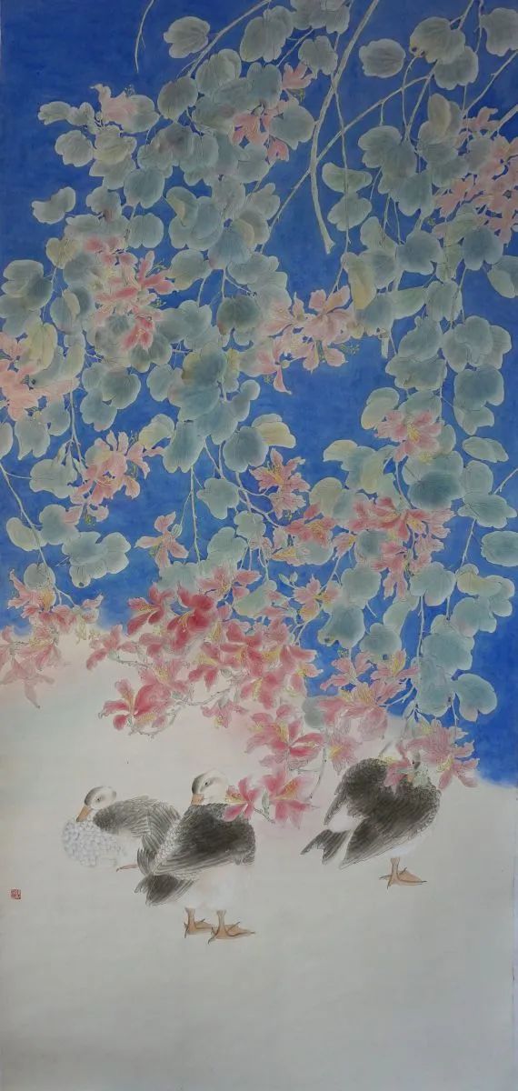 素笺静花——钟彩霞花鸟画