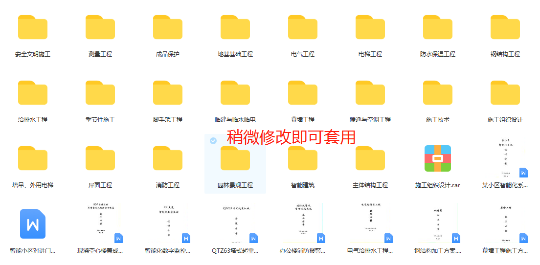 干货！「全套施工方案+施工合同范本」在工地上再也不会吃亏了