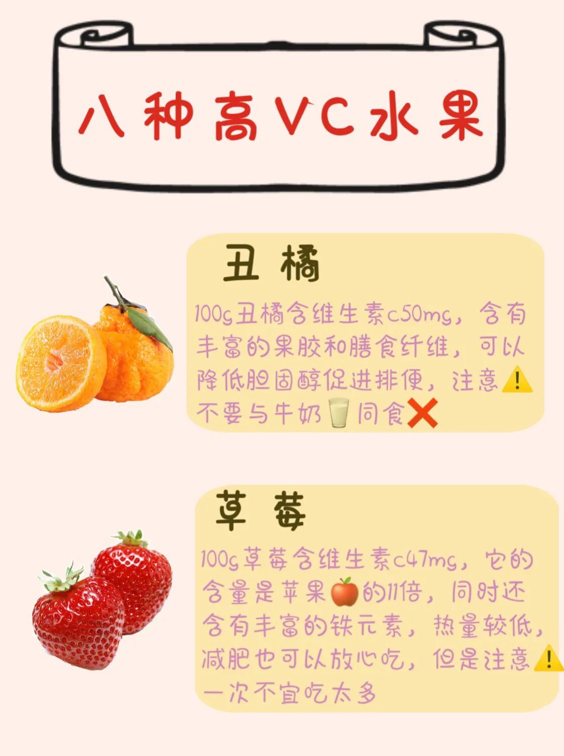 想美白VC少不了，八种高VC水果了解一下