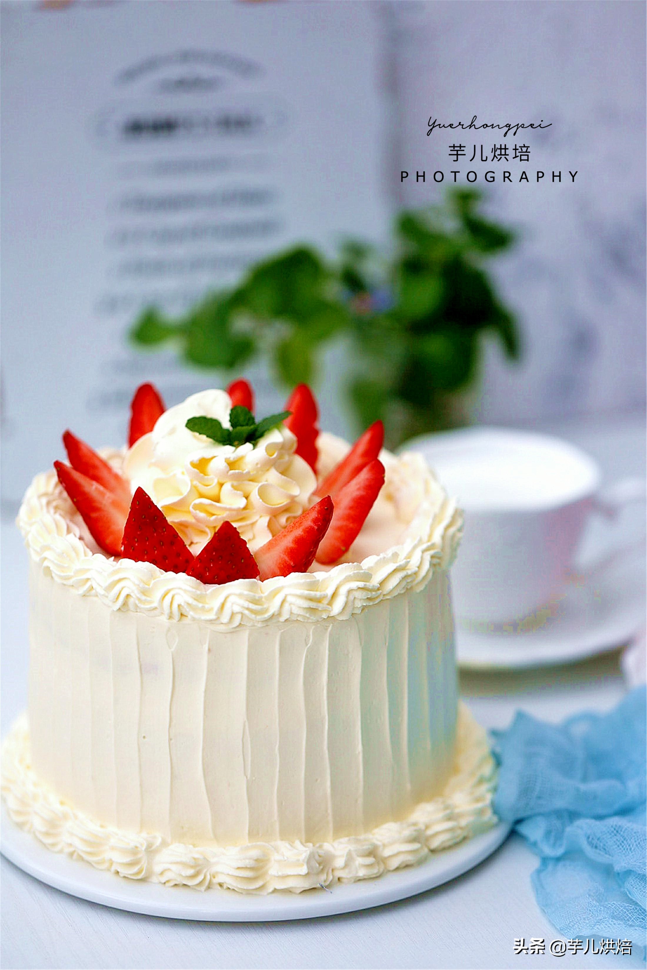 草莓奶油蛋糕,草莓奶油蛋糕图片