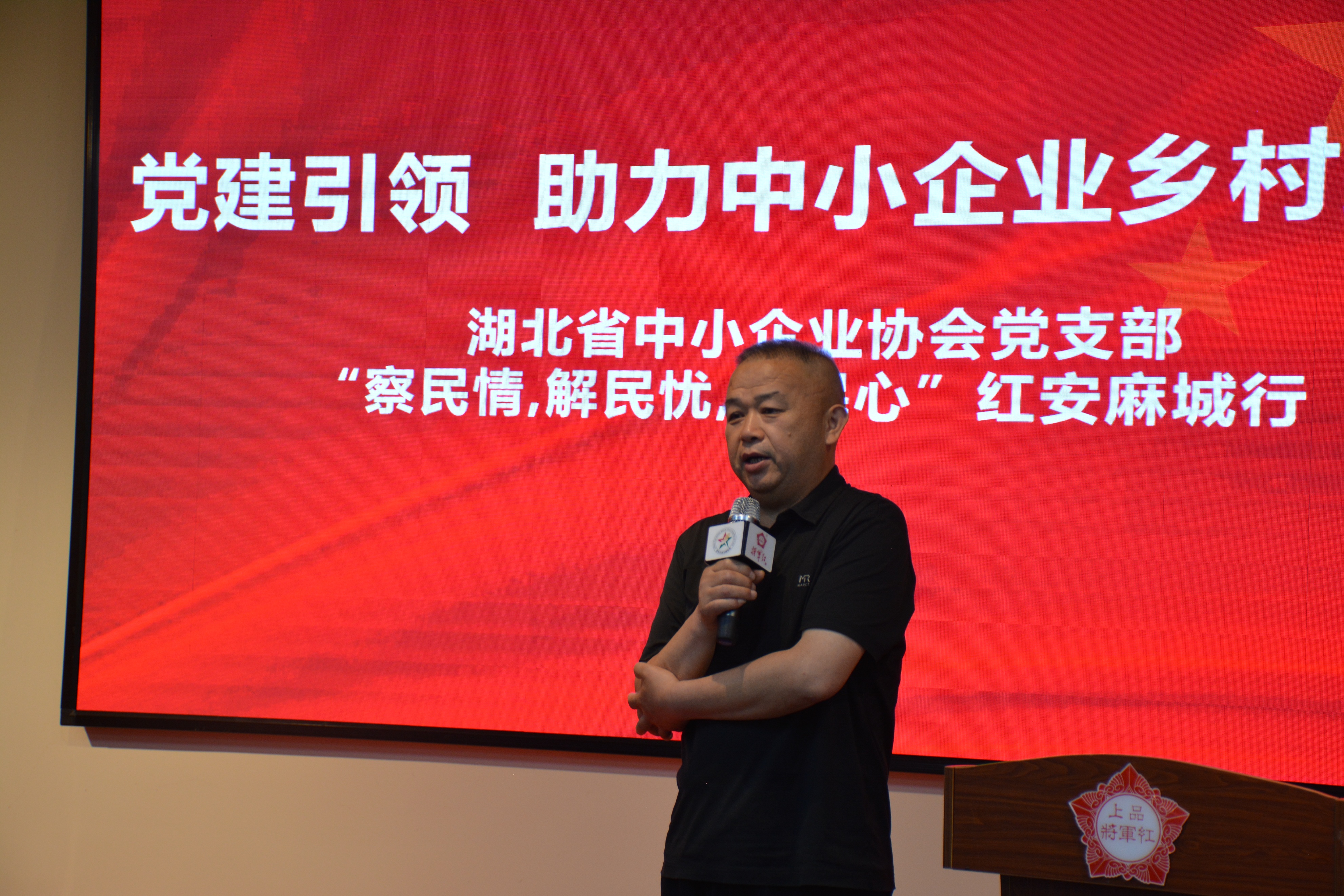 湖北省中小企业协会党支部“察民情解民忧暖民心”红安麻城行活动