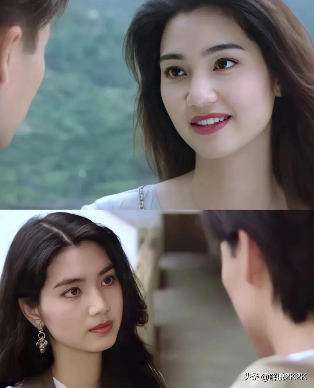 20世纪90年代的TVB洪欣，娇憨美人天花版