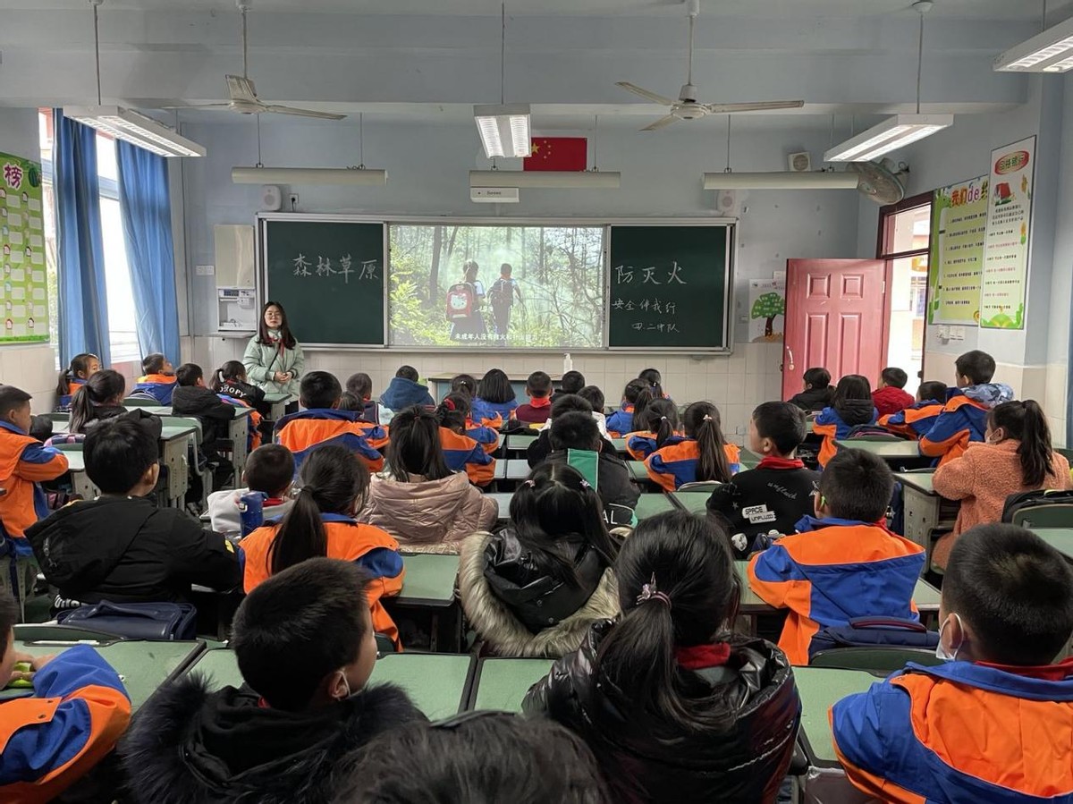 双流区彭镇小学开展“森林草原防灭火”主题教育活动