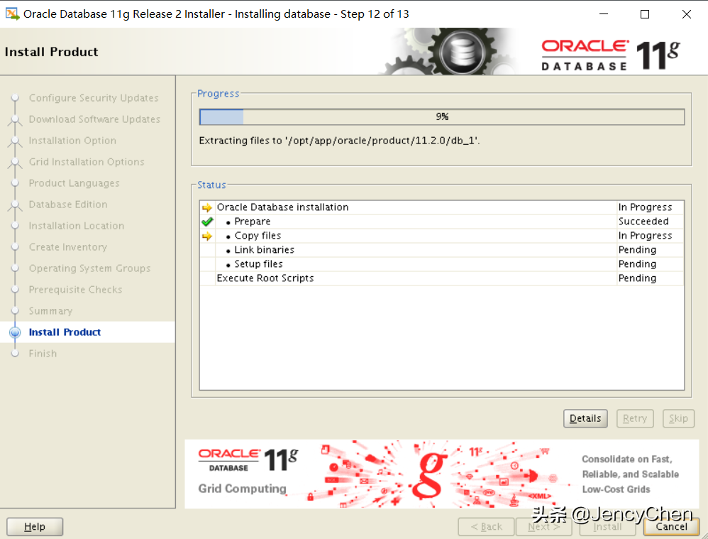 CentOS 7.6下安装Oracle 11.2.0.4