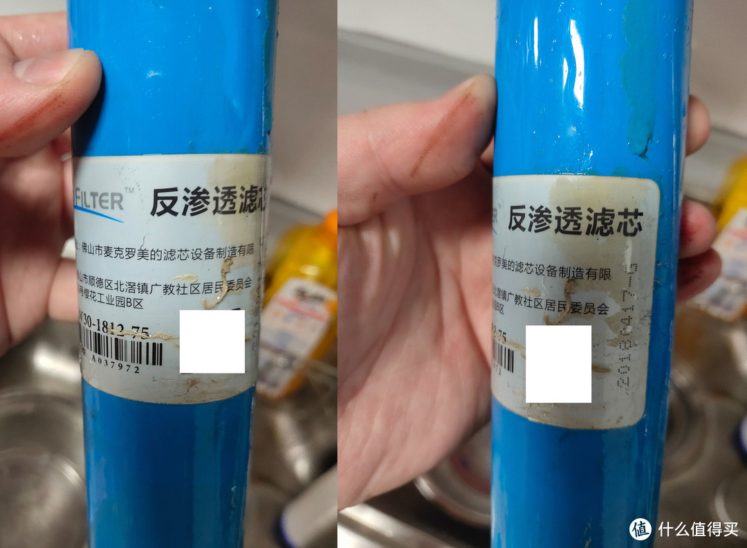 使用1年的净水器滤芯有多脏！百元解决全屋净水，一学就会