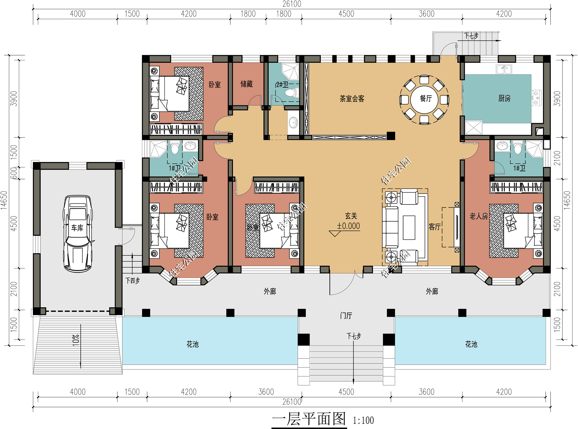 回农村给父母建养老房,就在这10套图纸里选一套吧,颜值高又实用