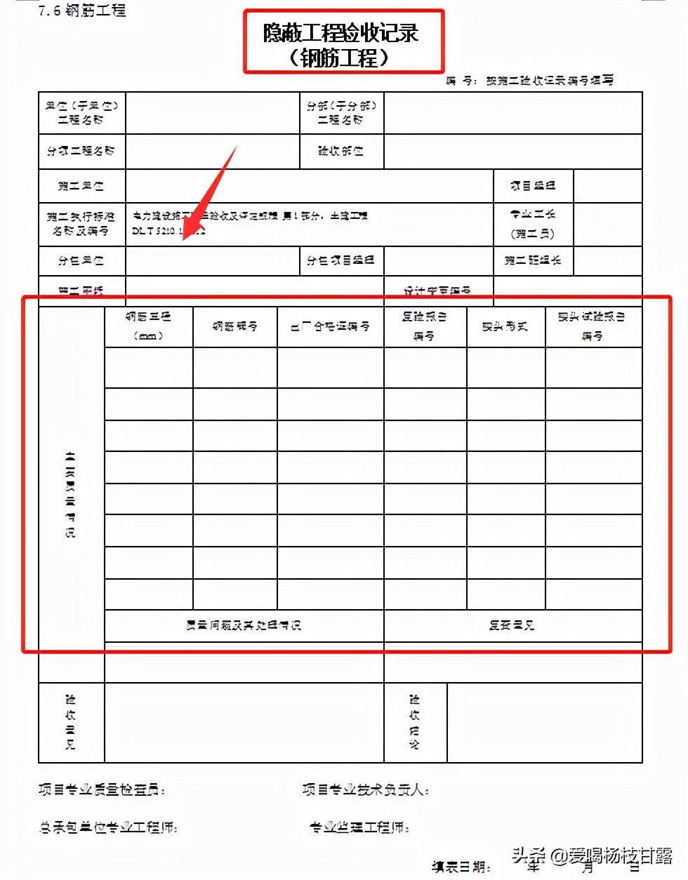 87份隐蔽验收记录表范本，涵盖各分项工程，附验收表格，可套用