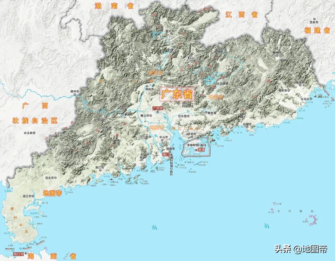 广州和武汉哪个大(广东面积仅18万平方公里，人口1.26亿，是如何分布的？)