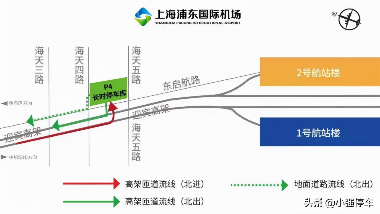 上海浦东机场p1/p2/p4停车场介绍