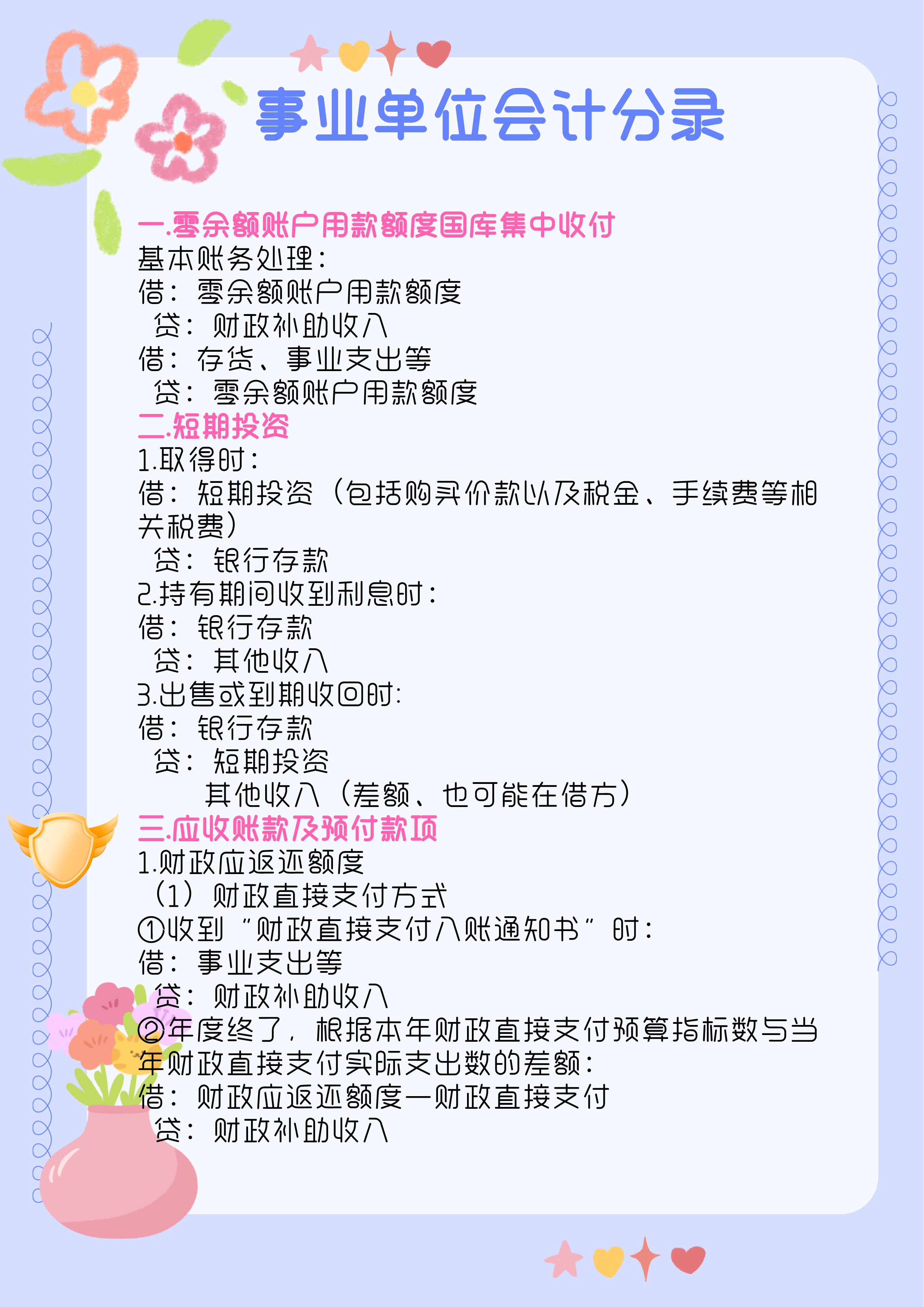 完整版！<a href=http://https://www.sydw.cn/ target=_blank class=infotextkey>事业单位</a>会计分录，附96笔真账业务案例解析