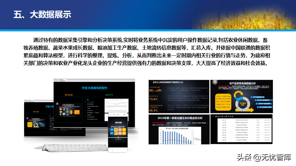 65页PPT智慧数字乡村农业大数据解决方案（附PPT全文下载）