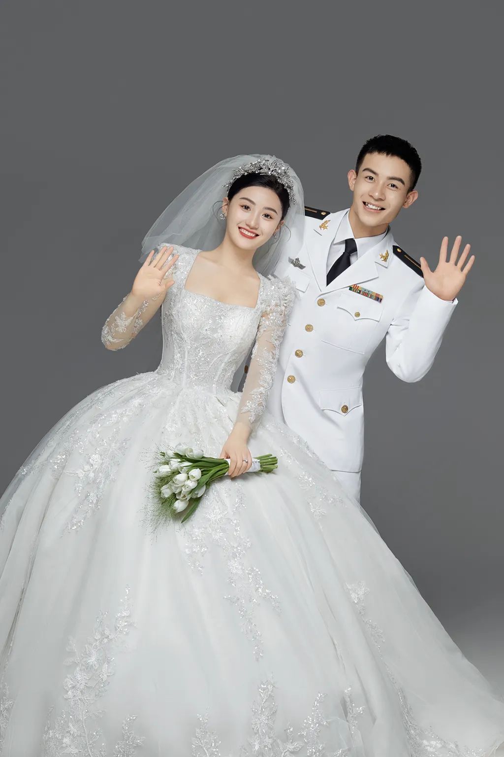 各军种的婚纱照,网友看呆了!