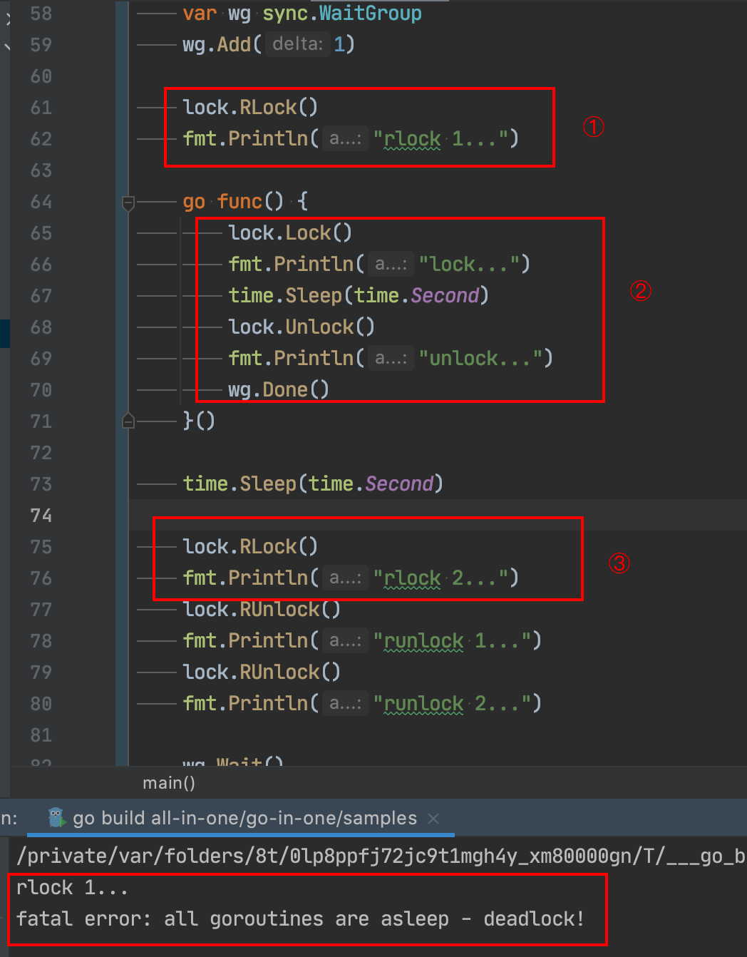 这不会又是一个Go的BUG吧？