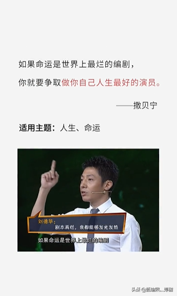 央视主持人的宝藏金句，写进作文超有内涵